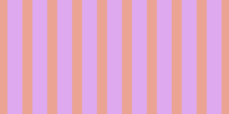#dea9ee, #eba393 vertical lines, thirty-five pixels wide, fifty-two pixels apart
