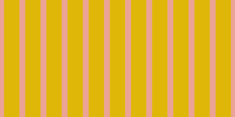 #deb708, #eba393 vertical lines, twenty pixels wide, fifty-two pixels apart