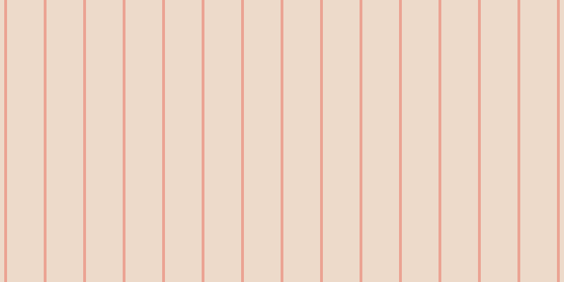 #deb897 (50%), #eba393 vertical lines, four pixels wide, fifty-two pixels apart