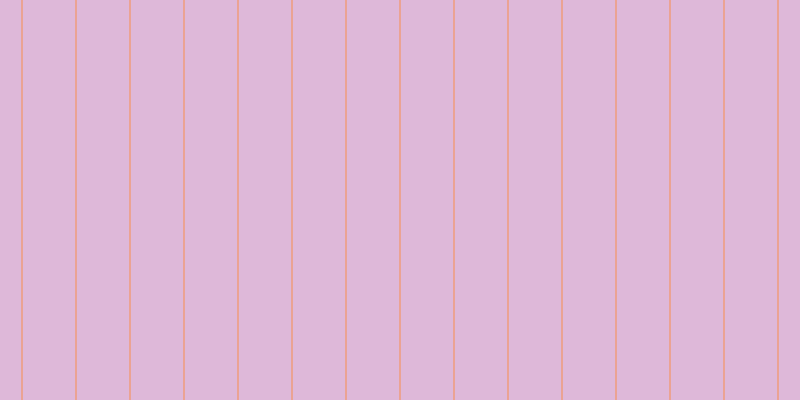 #deb8d9, #eba393 vertical lines, two pixels wide, fifty-two pixels apart
