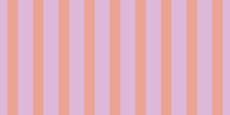 #deb8d9, #eba393 vertical lines, thirty-seven pixels wide, fifty-two pixels apart
