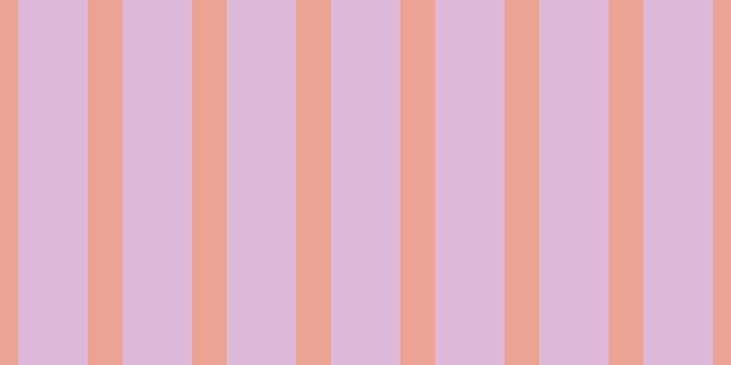 #deb8d9, #eba393 vertical lines, thirty-eight pixels wide, seventy-six pixels apart