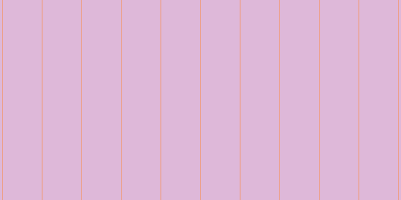 #deb8d9, #eba393 vertical lines, two pixels wide, seventy-seven pixels apart