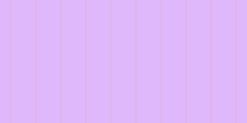 #deb8fa, #eba393 vertical lines, two pixels wide, seventy-nine pixels apart