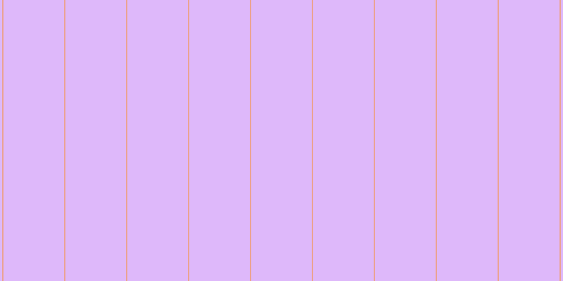 #deb8fa, #eba393 vertical lines, two pixels wide, eighty-six pixels apart