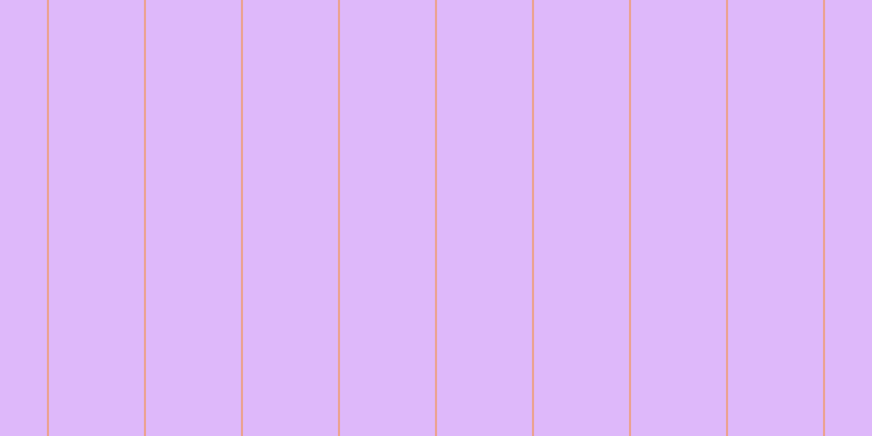 #deb8fa, #eba393 vertical lines, two pixels wide, eighty-seven pixels apart