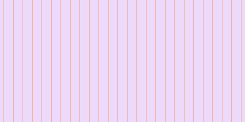 #deb8fa (50%), #eba393 vertical lines, two pixels wide, twenty-nine pixels apart