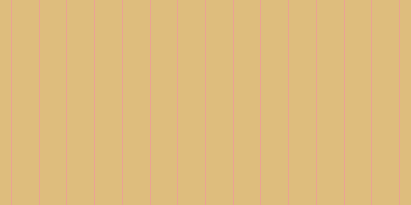 #debd7d, #eba393 vertical lines, two pixels wide, fifty-two pixels apart