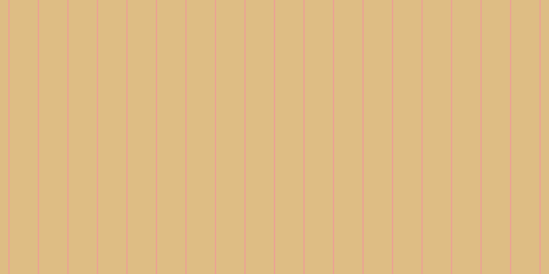 #debd84, #eba393 vertical lines, two pixels wide, forty-one pixels apart