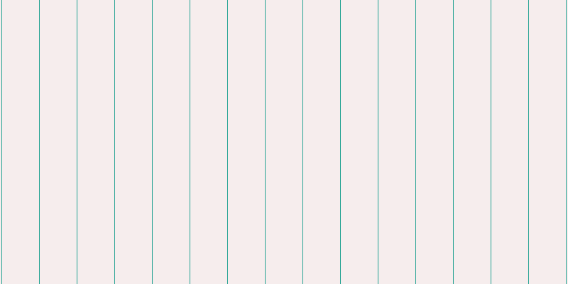 #debdbd (25%), #25a393 vertical lines, one pixels wide, fifty-two pixels apart