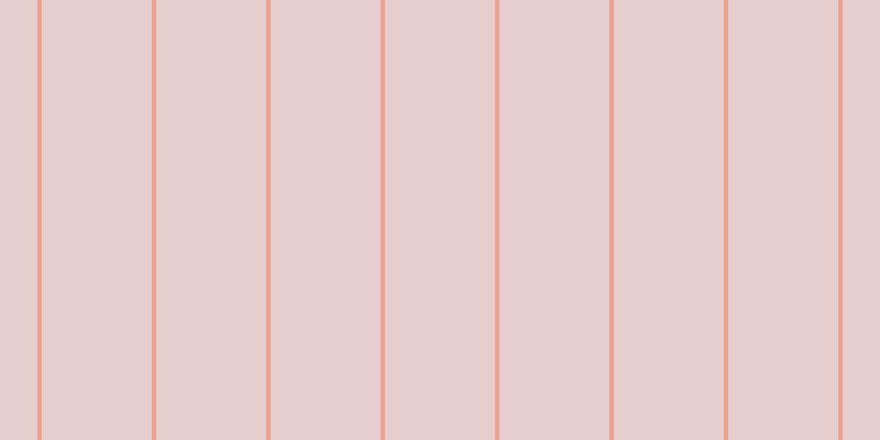 #debdbf (75%), #eba393 vertical lines, four pixels wide, one hundred pixels apart