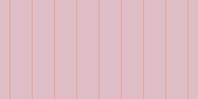 #debdc6, #eba393 vertical lines, four pixels wide, eighty-six pixels apart