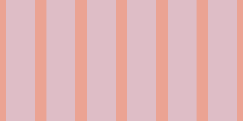 #debdc6, #eba393 vertical lines, thirty-eight pixels wide, ninety-five pixels apart
