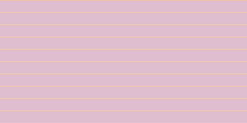 #debdce, #fcd393 horizontal lines, two pixels wide, thirty-eight pixels apart