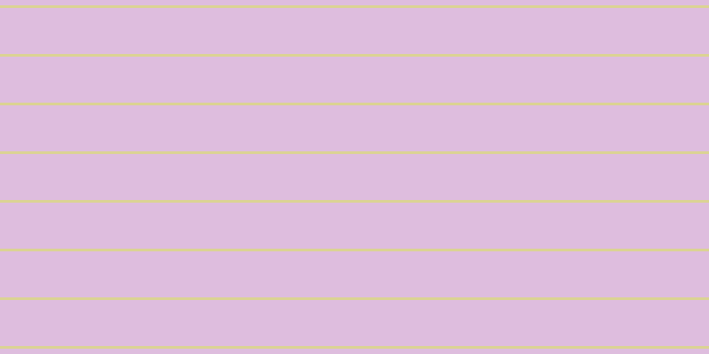 #debdde, #dbd393 horizontal lines, three pixels wide, fifty-two pixels apart