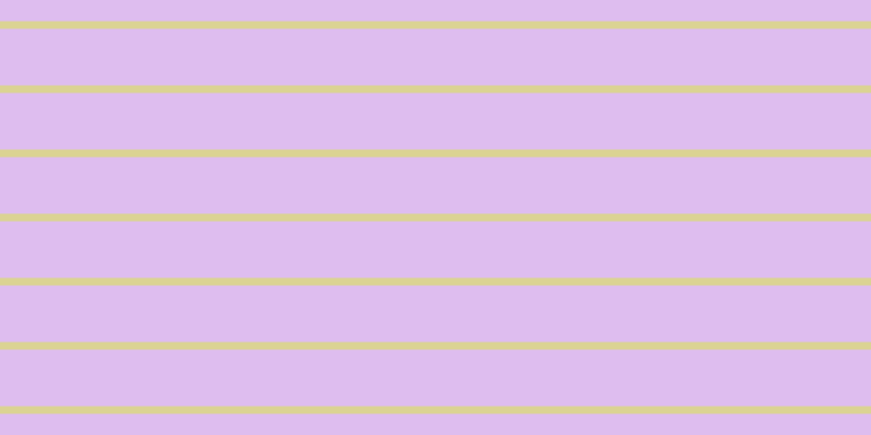 #debdef, #dbd393 horizontal lines, seven pixels wide, fifty-two pixels apart