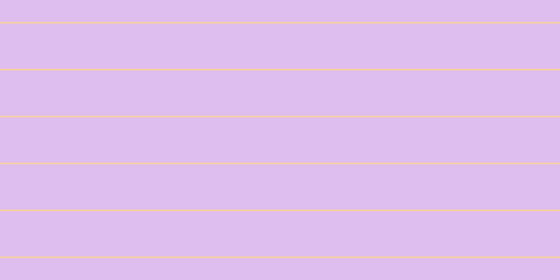#debdef, #fcd393 horizontal lines, two pixels wide, sixty-five pixels apart