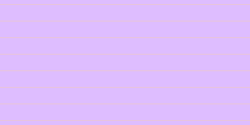 #debdff, #fcd393 horizontal lines, one pixels wide, fifty-two pixels apart