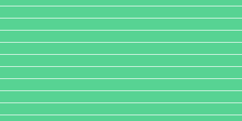 #dec0ec (0%), #57d393 horizontal lines, thirty-eight pixels wide, two pixels apart