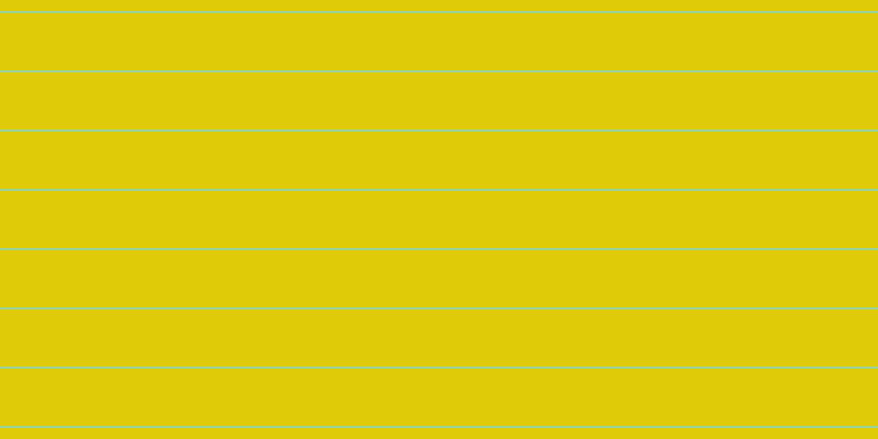 #deca07, #99d393 horizontal lines, two pixels wide, fifty-two pixels apart