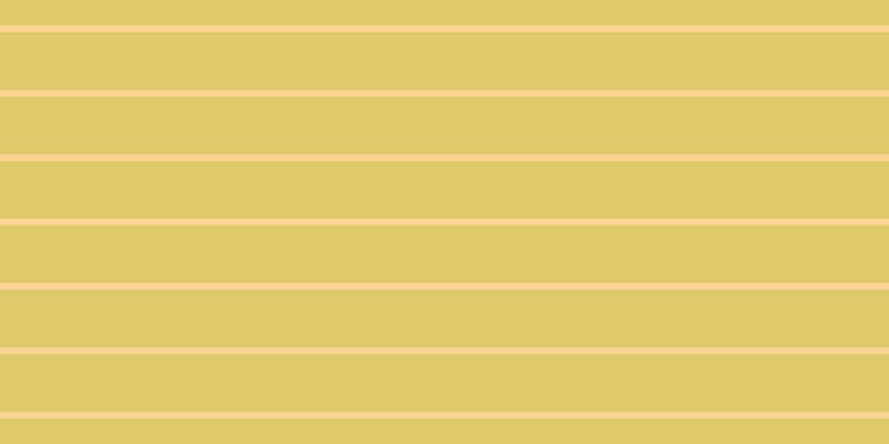 #deca6a, #fcd393 horizontal lines, six pixels wide, fifty-two pixels apart