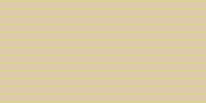 #decaac, #dbd393 horizontal lines, seven pixels wide, twenty-three pixels apart