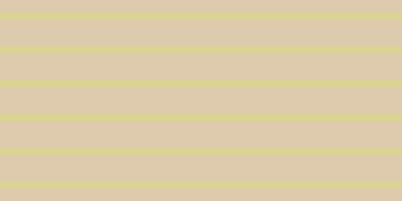 #decaac, #dbd393 horizontal lines, fifteen pixels wide, fifty-two pixels apart