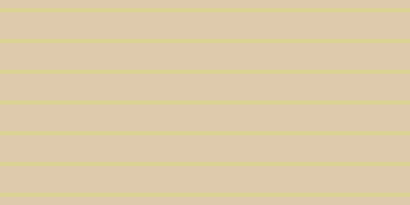 #decaac, #dbd393 horizontal lines, eight pixels wide, fifty-two pixels apart