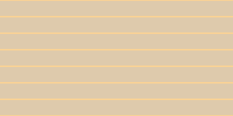 #decaac, #fcd393 horizontal lines, five pixels wide, fifty-two pixels apart