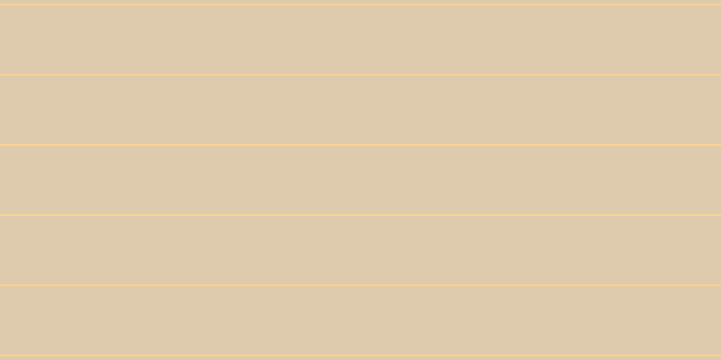 #decaac, #fcd393 horizontal lines, two pixels wide, seventy-six pixels apart