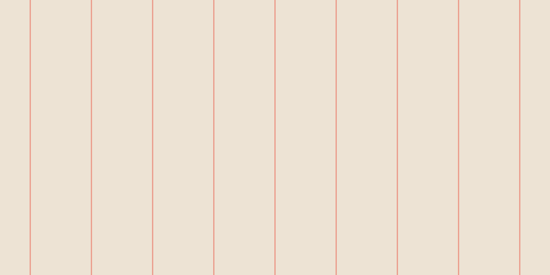 #decaac (50%), #eba393 vertical lines, two pixels wide, eighty-seven pixels apart