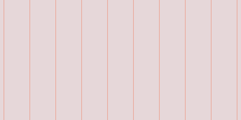 #decacd (75%), #eba393 vertical lines, two pixels wide, eighty-four pixels apart