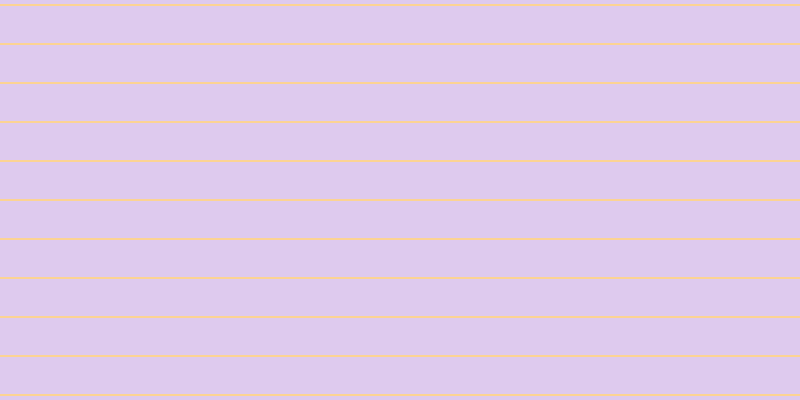#decaee, #fcd393 horizontal lines, two pixels wide, thirty-seven pixels apart