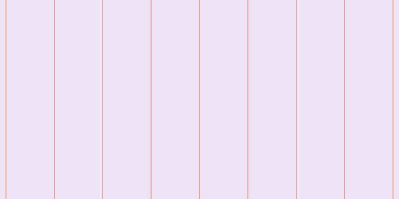 #decaee (50%), #eba393 vertical lines, two pixels wide, ninety-five pixels apart