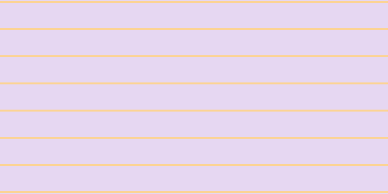 #decaee (75%), #fcd393 horizontal lines, four pixels wide, fifty-two pixels apart