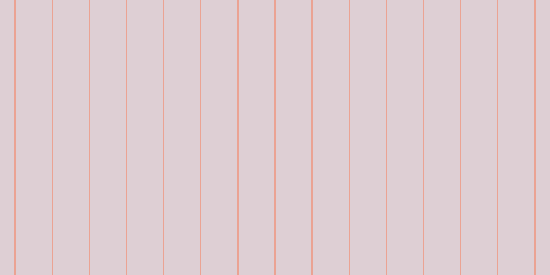 #decfd4, #eba393 vertical lines, two pixels wide, fifty-two pixels apart