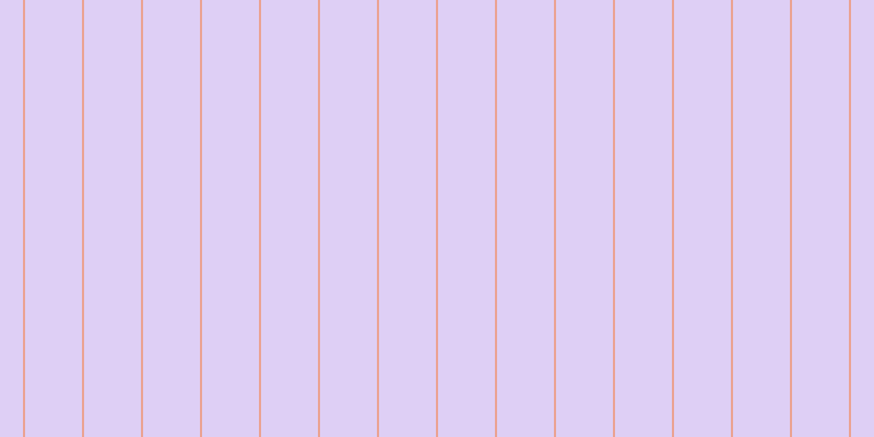 #decff5, #eba393 vertical lines, two pixels wide, fifty-two pixels apart