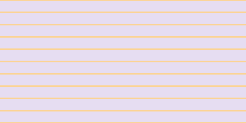 #ded4ee (75%), #fcd393 horizontal lines, five pixels wide, thirty-five pixels apart
