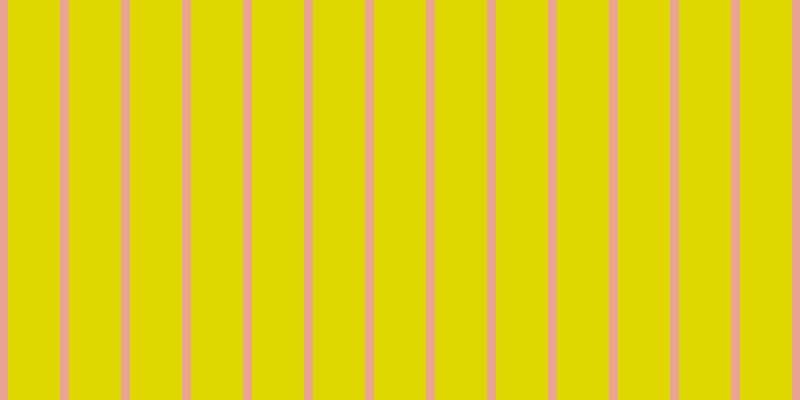#ded700, #eba393 vertical lines, nine pixels wide, fifty-two pixels apart