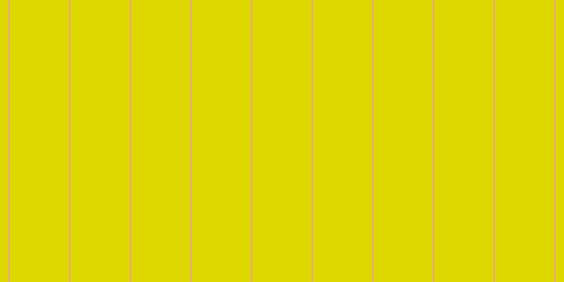 #ded700, #eba393 vertical lines, two pixels wide, eighty-four pixels apart
