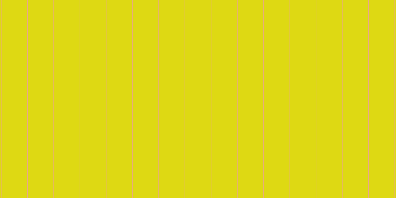#ded913, #eba393 vertical lines, one pixels wide, fifty-two pixels apart