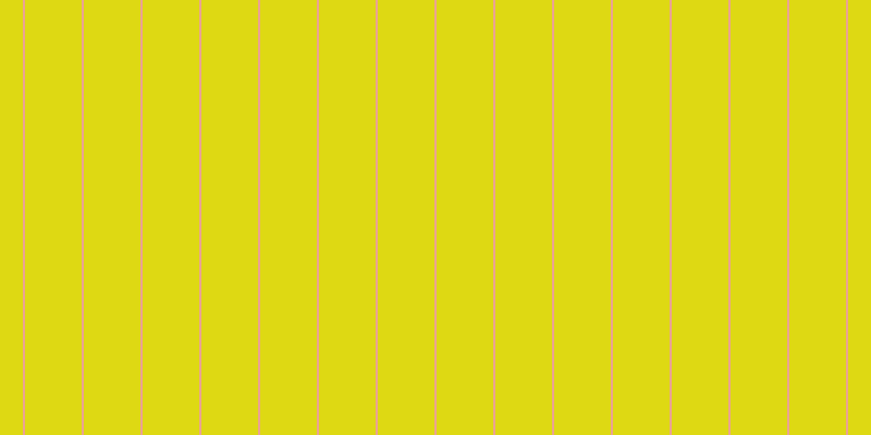 #ded913, #eba393 vertical lines, two pixels wide, fifty-two pixels apart