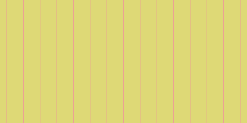 #ded976, #eba393 vertical lines, two pixels wide, fifty-two pixels apart