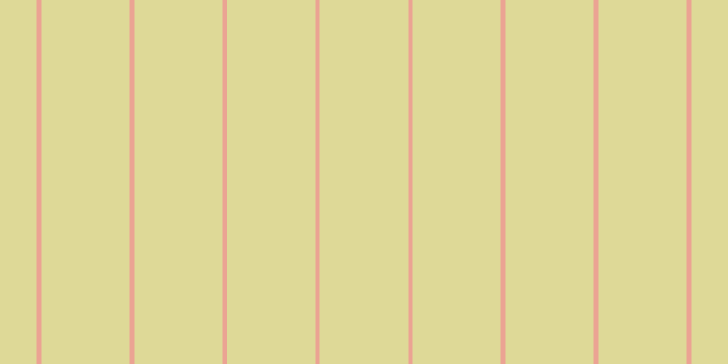 #ded997, #eba393 vertical lines, five pixels wide, ninety-seven pixels apart