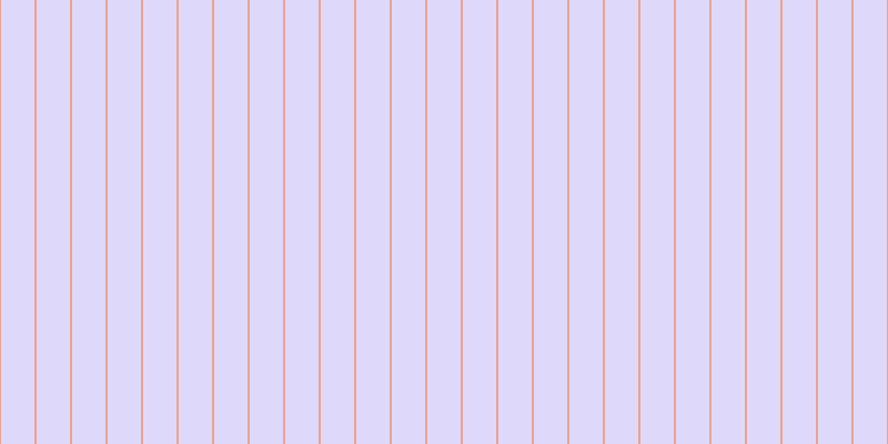 #ded9fa, #eba393 vertical lines, two pixels wide, thirty pixels apart