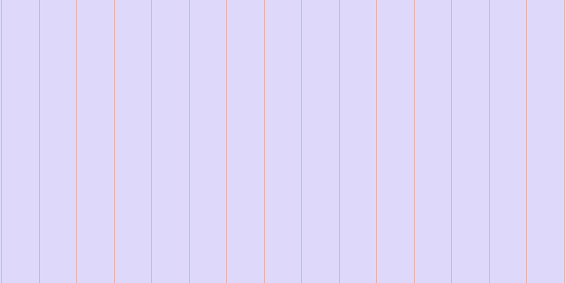 #ded9fa, #eba393 vertical lines, one pixels wide, fifty-two pixels apart