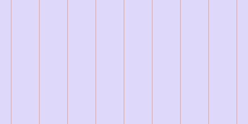 #ded9fa, #eba393 vertical lines, two pixels wide, eighty-nine pixels apart