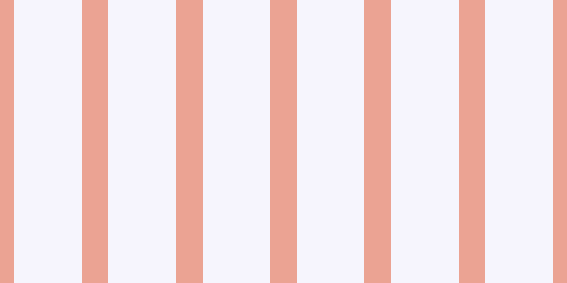 #ded9fa (25%), #eba393 vertical lines, thirty-eight pixels wide, ninety-five pixels apart