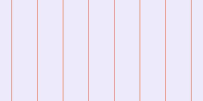 #ded9fa (50%), #eba393 vertical lines, four pixels wide, ninety-seven pixels apart