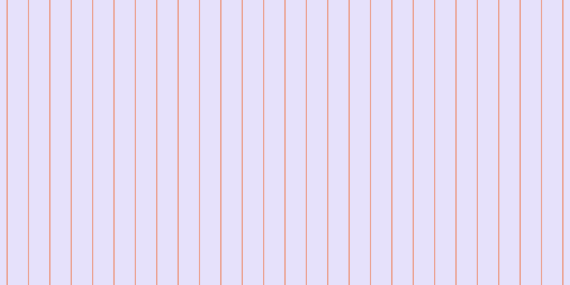 #ded9fa (75%), #eba393 vertical lines, two pixels wide, twenty-eight pixels apart